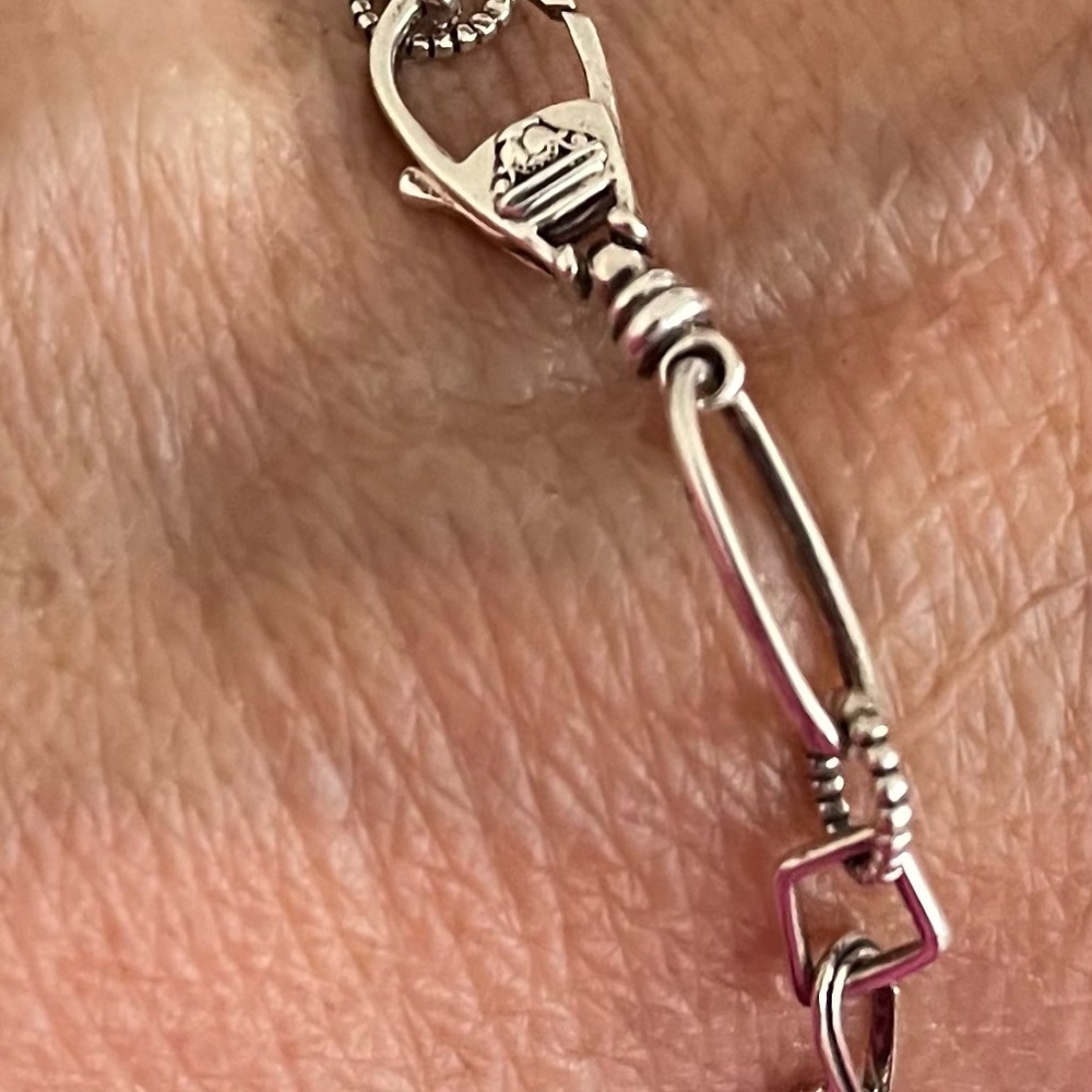 RARE Gorgeous Lagos Sterling Silver Linked Chain Bracelet! - Picture 13 of 16
